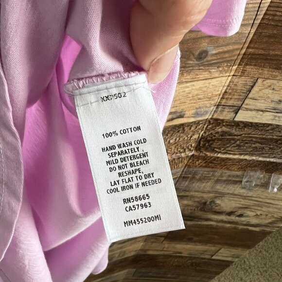 Melrose and Market Hi low T-Shirt Top SMALL Purple Split Side leggings wear - Picture 7 of 11